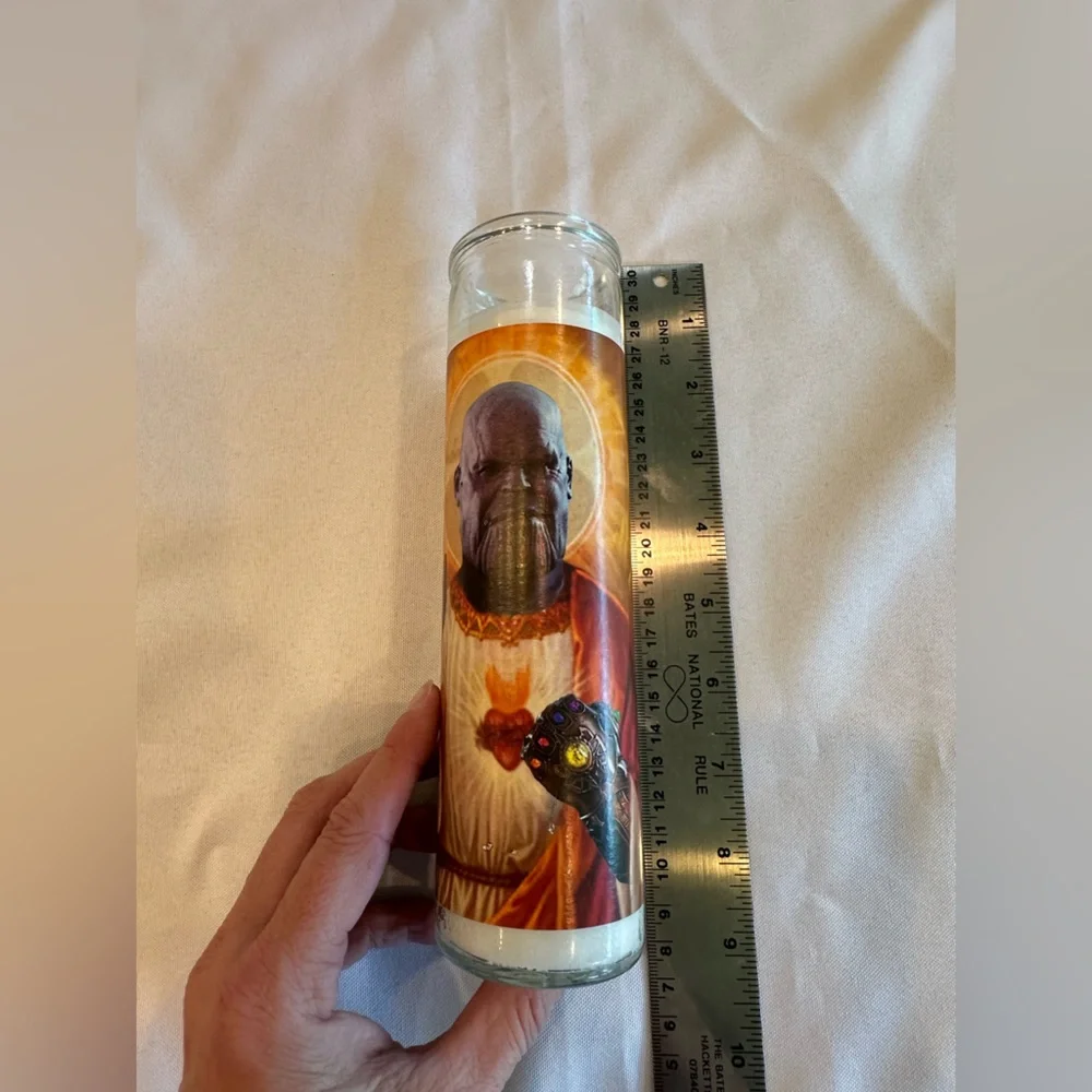 Saint Thanos from Avengers Devotional Candle